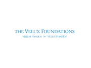 Velux foundation light-blu text logo
