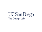 UC San Diego Design Lab blue text logo