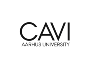 logo of the Centre for Advanced Visualisation and Interaction at Aarhus University, with black text inscription of the centre